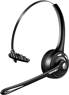 TECKNET Wireless Headset with Noise-Cancelling Mic — Wireless Earbuds