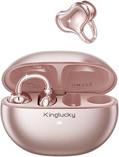 Kinglucky ClipFree Open Ear Earphones Bluetooth 5.4 Pink
