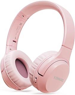 Kids Wireless Headphones 60H, Foldable with Mic & Volume Limiter