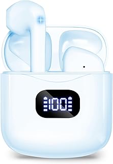 Wireless Earbuds Bluetooth 5.3 Half In-Ear Blue
