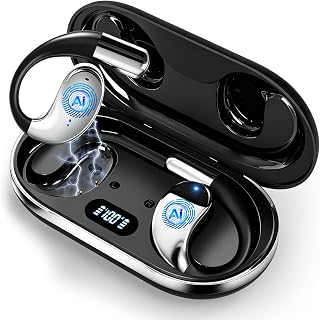 Open Ear Earbuds – Sports Bluetooth Headphones, 80Hrs Playtime