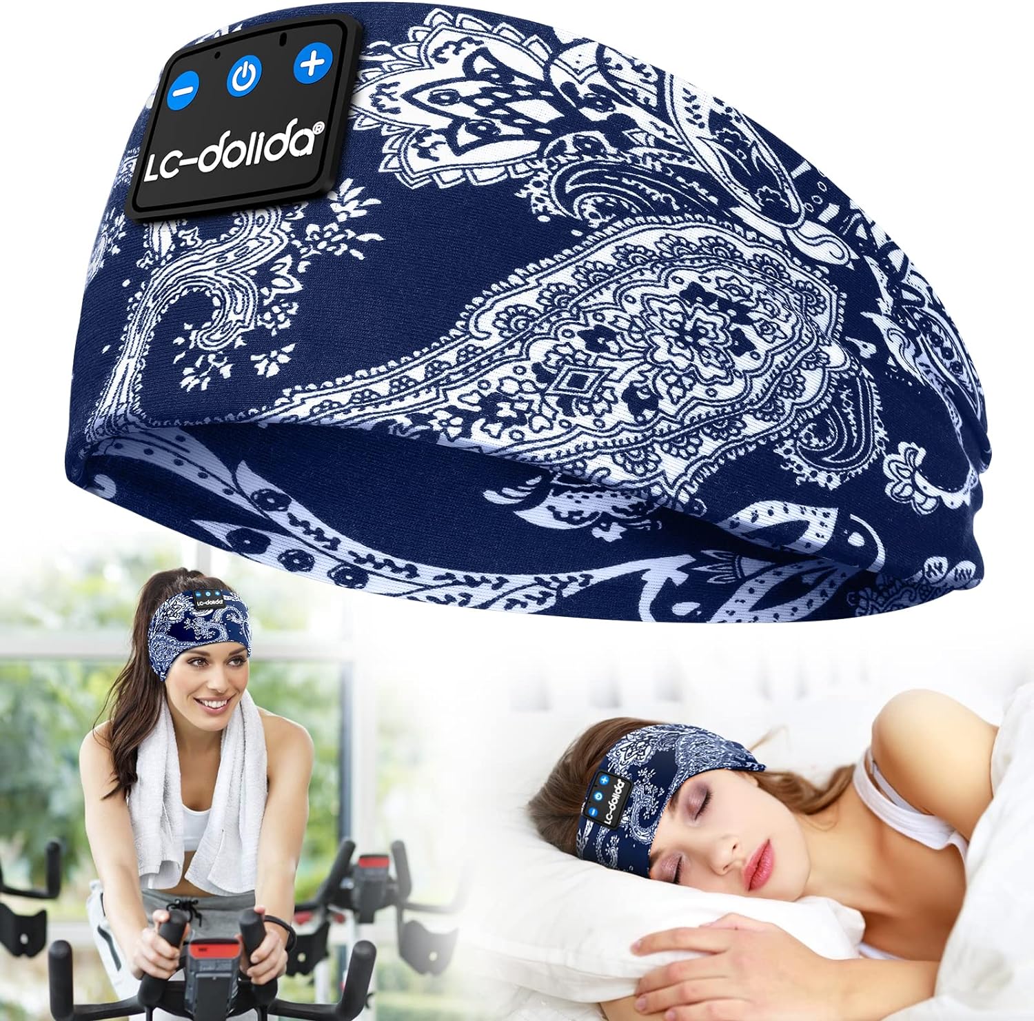 LC-dolida Sleep Headphones Bluetooth Headband — Bluetooth Headphones