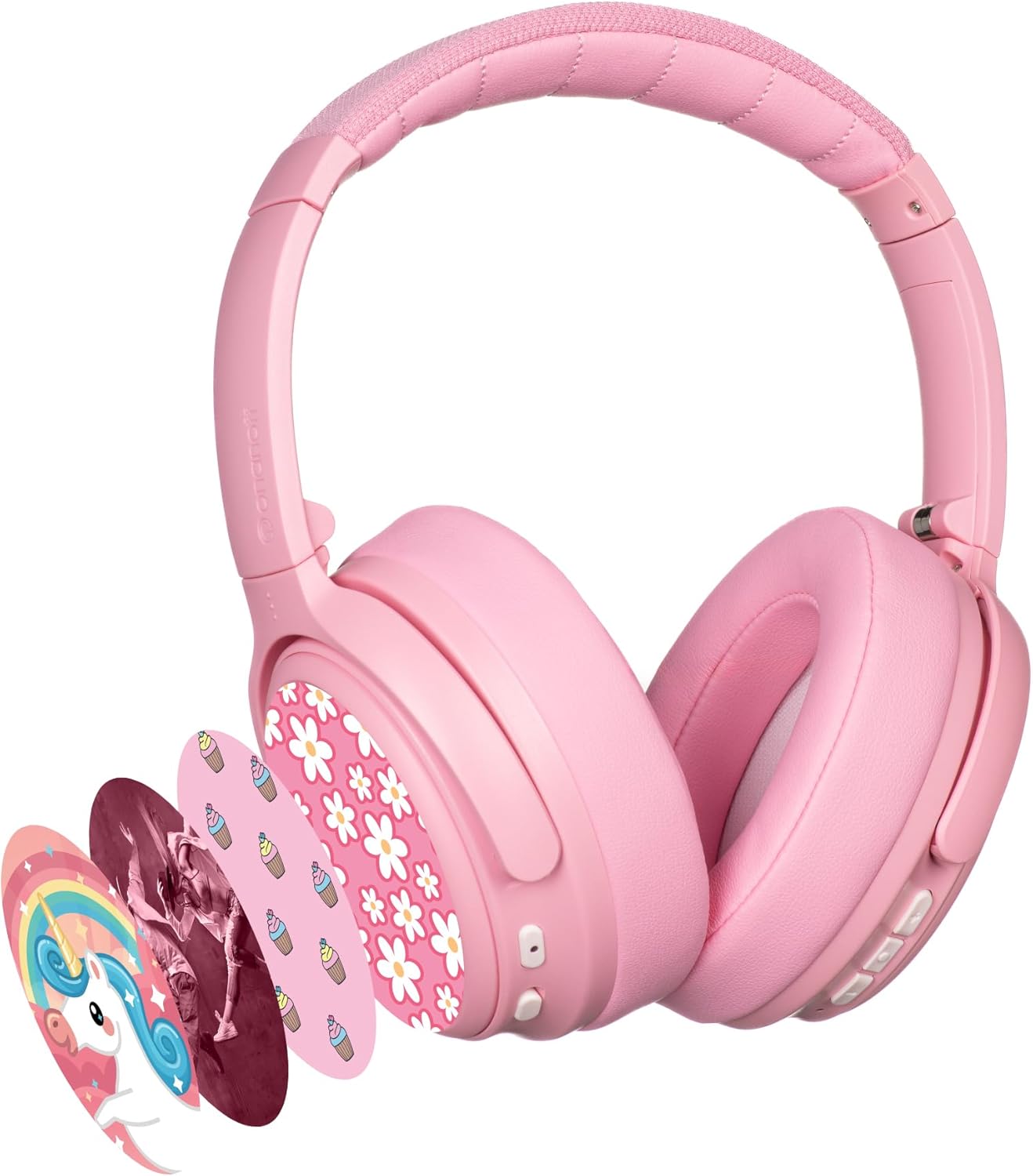 BuddyPhones Cosmos Fun Foldable ANC Bluetooth Headphones — Bluetooth Headphones