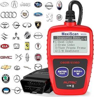 Autel OBD2 Scanner MaxiScan MS309 Car Check Engine Code Reader, Check Emission Monitor Status, 2023 Newest CAN Diagnostic Scan Tool for All OBD II Protocol Vehicles After 1996