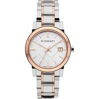 Burberry BU9105 The City Unisex Watch Silver / Rose Gold — Mens Watches