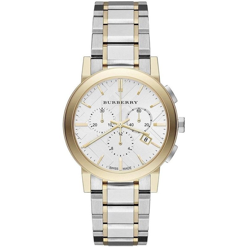 Montre unisexe chronographe bicolore Burberry The City BU9751 — Montres pour hommes