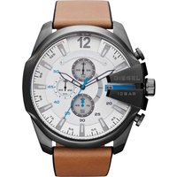 Diesel DZ4280 Mega Chief Brown Leather Men's Watch — Mens Watches