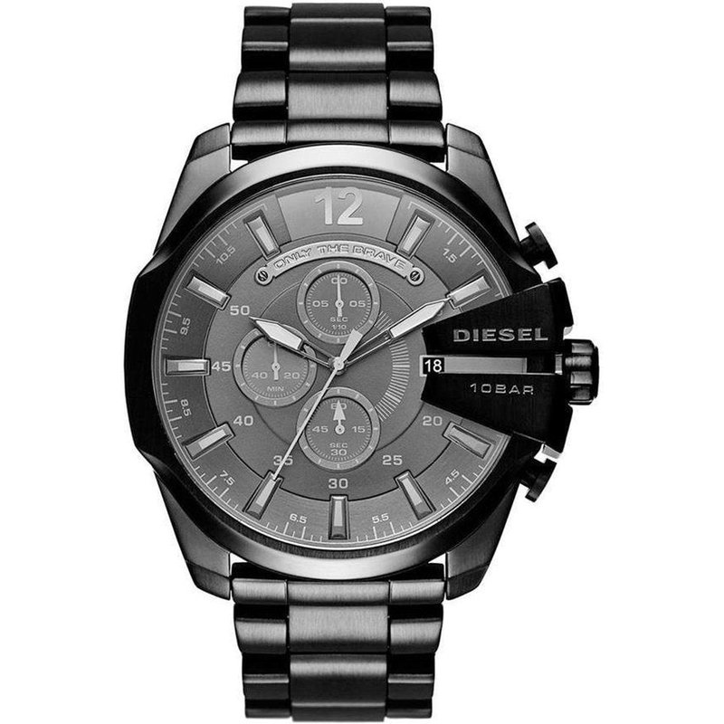 Diesel DZ4355 Mega Chief Chronograph Black Dial Men's Watch — Mens Watches