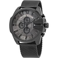 Diesel DZ4527 Mega Chief Chronograph Gunmetal Stainless Steel Mens Watch — Mens Watches