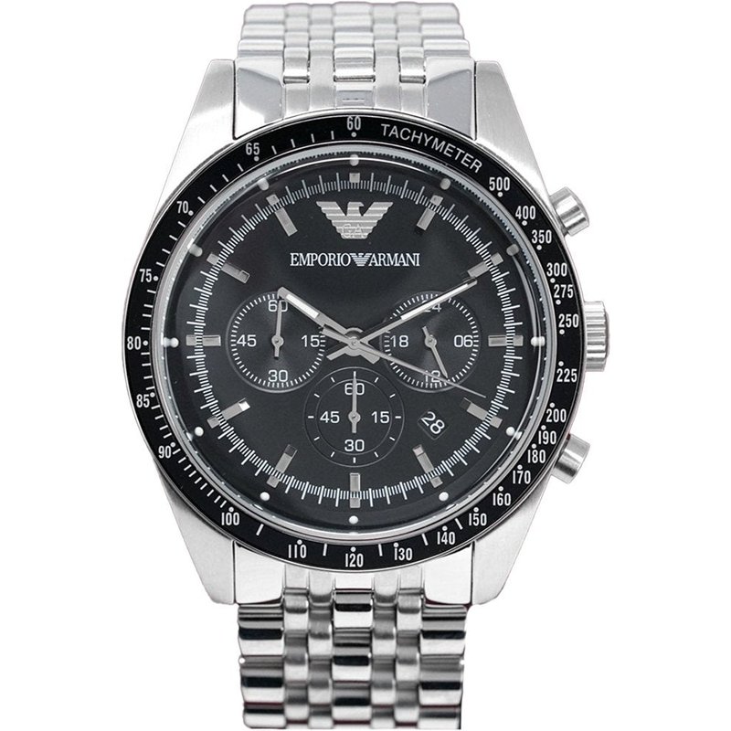 Montre Emporio Armani AR5988 Tazio chronographe pour homme — Montres pour hommes
