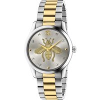 Gucci YA1264131 Montre G-Timeless pour femme à motif abeille 38 mm