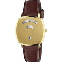 Gucci YA157411 Grip Quartz Unisex Watch with Gold Dial — Mens Watches