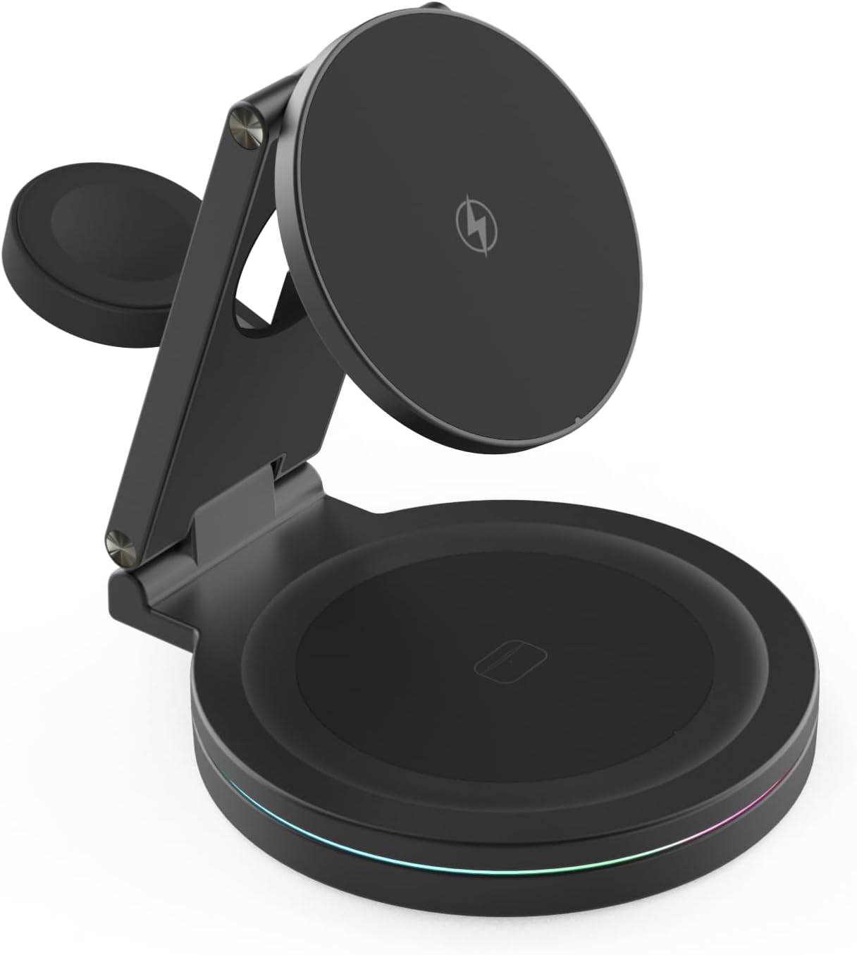Chargeur sans fil magnétique 3-en-1 pliable pour iPhone et Apple Watch — Chargeur sans fil