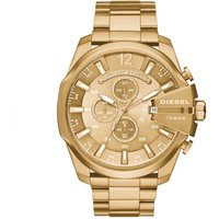 Diesel DZ4360 Mega Chief Gold Men's Watch - 51mm Chronograph — Mens Watches