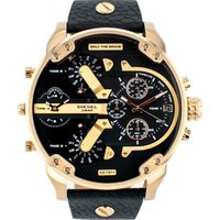 Montre Diesel DZ7371 Mr Daddy 2.0 pour homme, boîtier doré