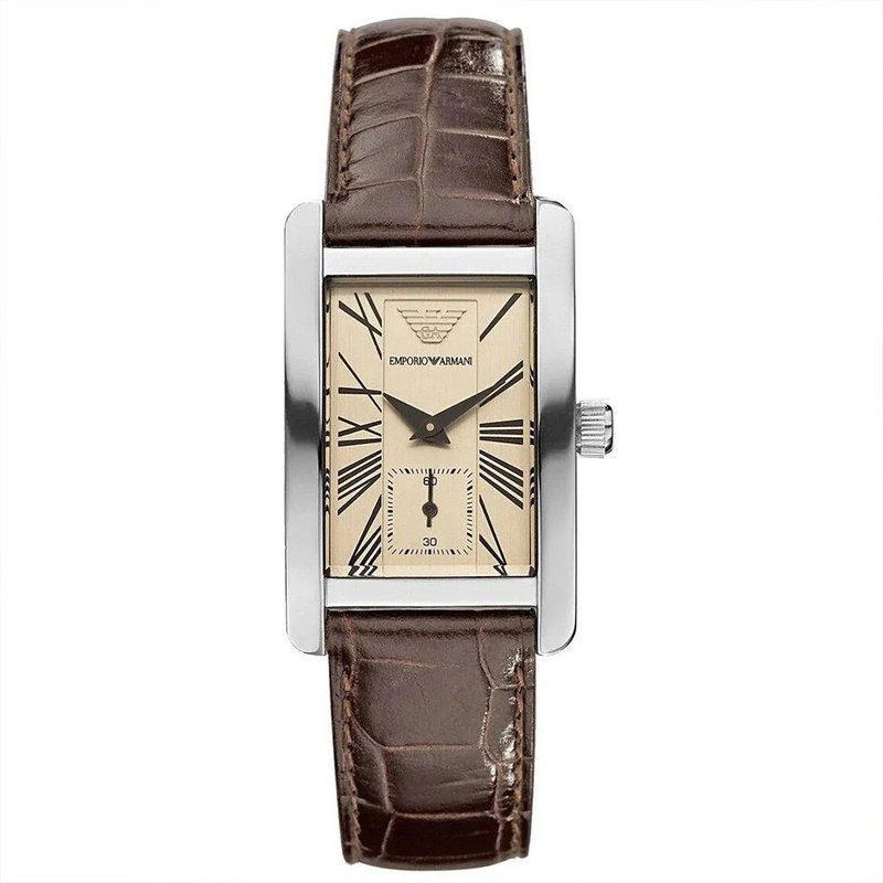 Montre Emporio Armani AR0155 classique marron pour femme — Montres pour femmes