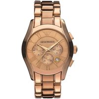 Montre chronographe Emporio Armani AR0365 en or rose pour homme