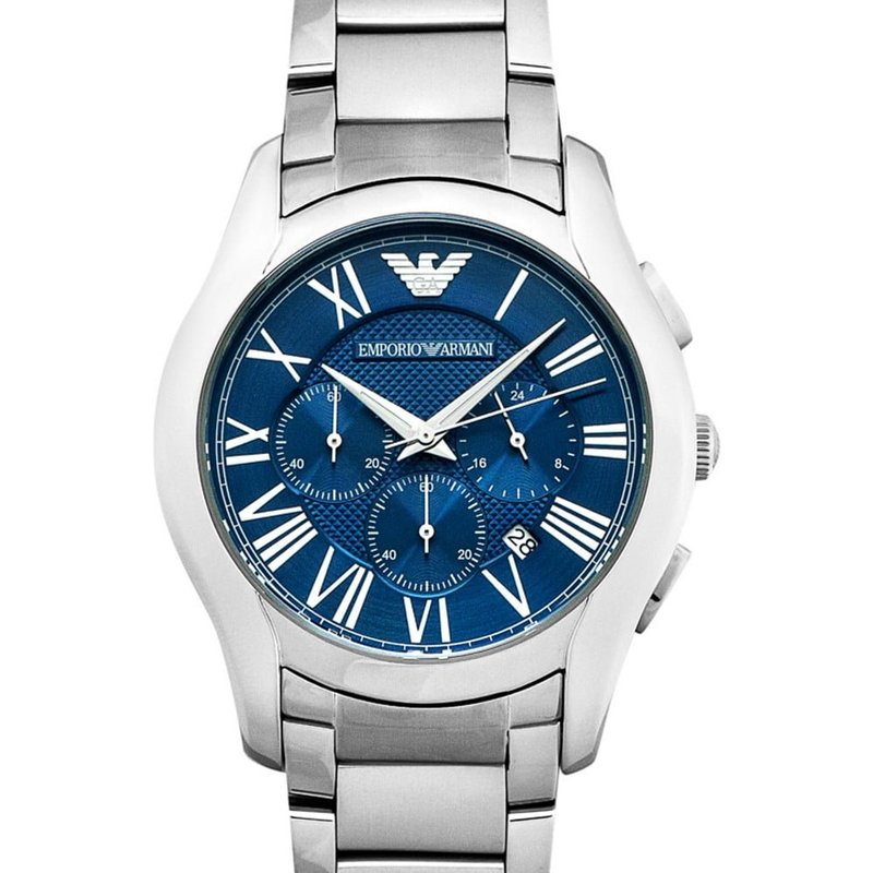 Montre chronographe Emporio Armani AR11082 pour homme avec cadran bleu — Montres pour hommes