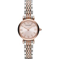 Emporio Armani AR11223 Pink Dial Two Tone Ladies Watch
