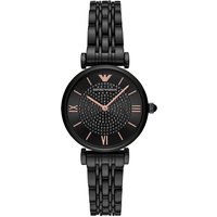 Emporio Armani AR11245 T-Bar Black Ladies Watch