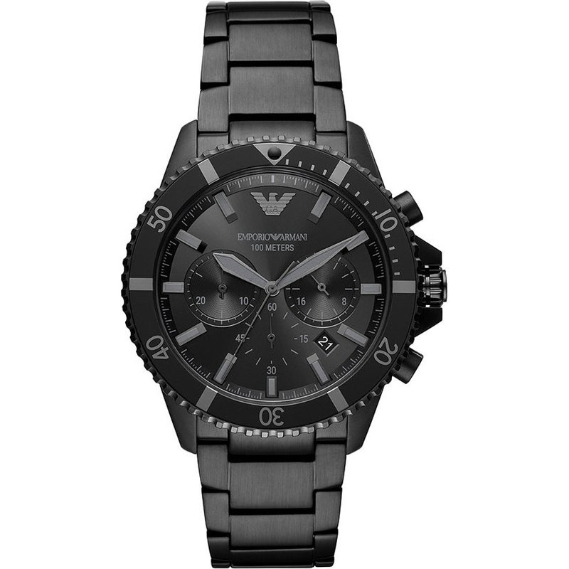 Montre pour homme chronographe noire Emporio Armani AR11363 — Montres pour hommes