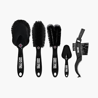 car cleaning kit: Muc-Off 206 5 Piece Premium Brush Kit - Includes 5 Bike Cleaning Brushes with Durable Nylon…