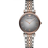 Montre Emporio Armani AR1725 pour femme Gianni T-Bar bicolore