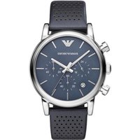 Montre Emporio Armani AR1736 chronographe bleu pour homme