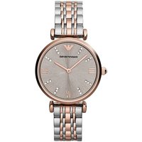 Emporio Armani AR1840 Two Tone Gianni Stainless Steel Ladies Watch — Womens Watches