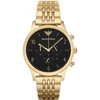 Montre chronographe dorée Emporio Armani AR1893 Beta pour homme
