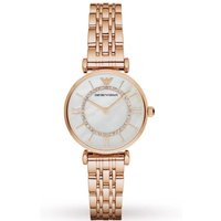 Montre Emporio Armani AR1909 pour femme T-Bar Gianni en or rose