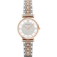 Montre bicolore Emporio Armani AR1926 pour femme T-Bar Gianni