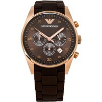 Emporio Armani AR5890 Men's Chronograph Watch Brown — Mens Watches