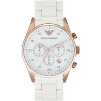 Montre Emporio Armani AR5920 Sportivo blanche pour femme