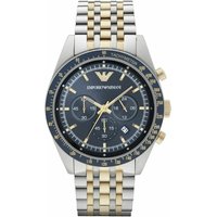 Emporio Armani AR6088 Chronograph Two Tone Stainless Steel Men's Watch — Mens Watches