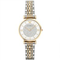 Montre bicolore Emporio Armani AR8031 pour femme T-Bar Gianni — Montres pour femmes