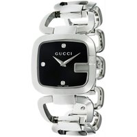 Montre Gucci YA125406 G Diamants Noir Femme — Montres pour femmes