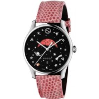 Montre Gucci YA1264046 G-Timeless Moonphase avec cadran noir pour femme