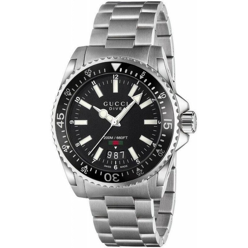 Montre Gucci YA136301-45 Dive pour homme 45 mm — Montres pour hommes