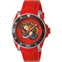 Gucci YA136315 Dive Red Tiger Head Dial Men's Watch — Mens Watches