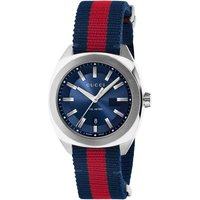 Gucci YA142304 GG2570 Men's Watch Blue Canvas 41mm — Mens Watches