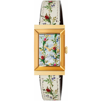 Gucci YA147407 G-Frame Floral Dial Ladies Watch