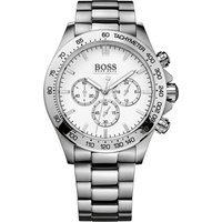 Hugo Boss 1512962 Ikon Mens Silver Dial Chronograph Watch — Mens Watches