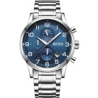Hugo Boss 1513183 Men's Chronograph Watch with Blue Dial — Mens Watches