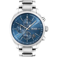 Montre Hugo Boss 1513478 Grand Prix pour homme, cadran bleu, argent