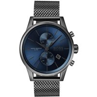 Hugo Boss 1513677 Jet Quartz Grey IP and Mesh Bracelet Casual Men's Watch