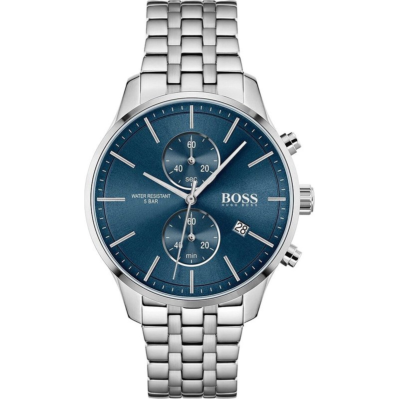 Hugo Boss 1513839 Associate Montre pour homme avec bracelet en cuir — Montres pour hommes
