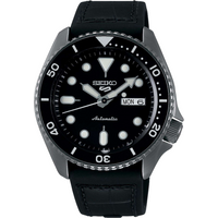 Montre automatique Seiko 5 Sports SRPD65K3 pour homme, cadran noir
