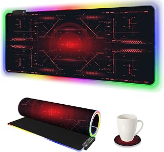 AIMSA Large Gaming Mouse Pad RGB 35.4 x 15.8 inch