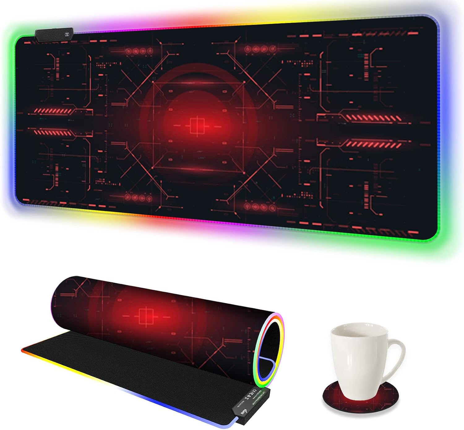 AIMSA Large Gaming Mouse Pad RGB 35.4 x 15.8 inch — Mouse Pads & Desk Mats